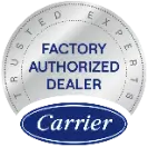 Carrier Factory Authorized Dealer logo