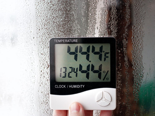 A humidity indicator in a Phoenix home